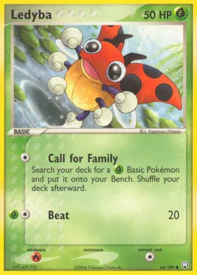 Ledyba from EX Team Rocket Returns