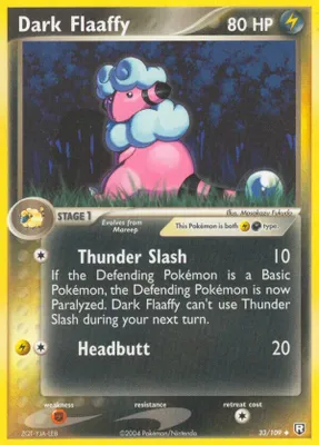 Dark Flaaffy from EX Team Rocket Returns