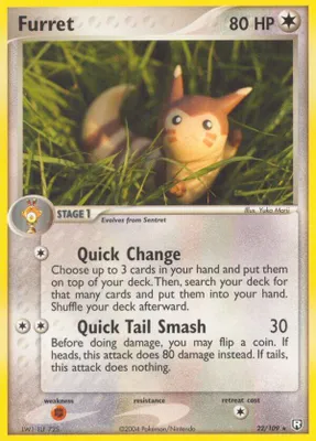 Furret from EX Team Rocket Returns