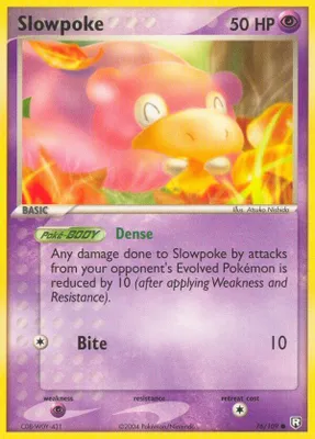 Slowpoke from EX Team Rocket Returns