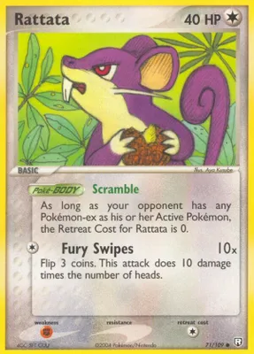 Rattata - 071/109 from EX Team Rocket Returns