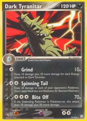 Dark Tyranitar - 019/109 from EX Team Rocket Returns