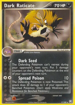 Dark Raticate from EX Team Rocket Returns