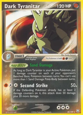 Dark Tyranitar - 020/109 from EX Team Rocket Returns