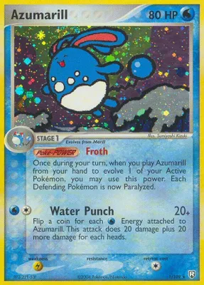 Azumarill from EX Team Rocket Returns