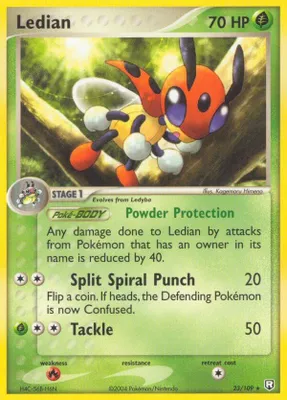 Ledian from EX Team Rocket Returns