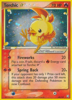 Torchic Star from EX Team Rocket Returns