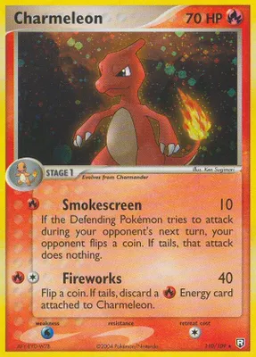 Charmeleon from EX Team Rocket Returns