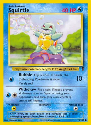 Squirtle from Legendary Collection