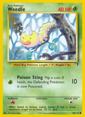 Weedle from Legendary Collection