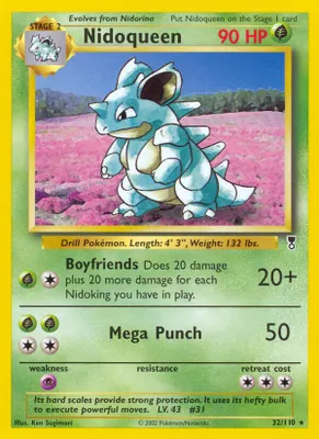 Nidoqueen from Legendary Collection