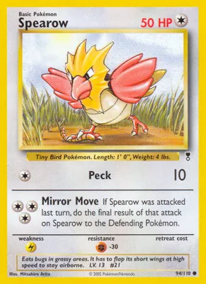 Spearow from Legendary Collection