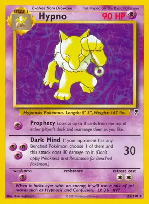 Hypno from Legendary Collection