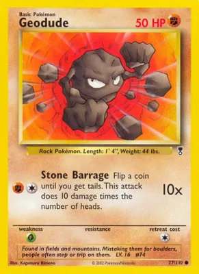 Geodude from Legendary Collection