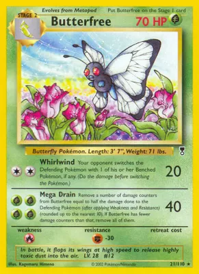Butterfree from Legendary Collection