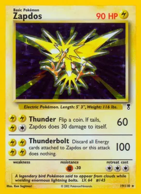 Zapdos from Legendary Collection