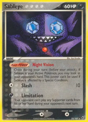 Sableye from EX Deoxys