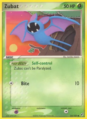 Zubat from EX Deoxys