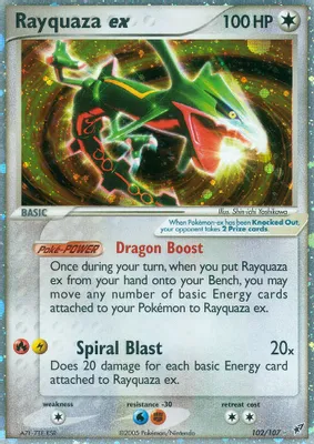Rayquaza ex from EX Deoxys