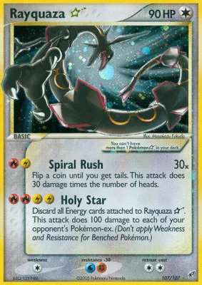 Rayquaza Star from EX Deoxys