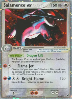 Salamence ex from EX Deoxys