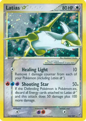 Latias Star from EX Deoxys