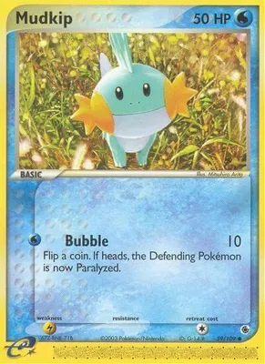 Mudkip - 59/109 from EX Ruby and Sapphire