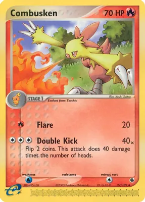 Combusken - 27/109 from EX Ruby and Sapphire