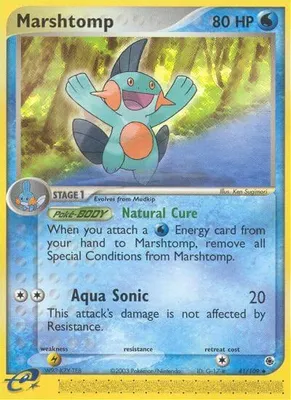 Marshtomp - 41/109 from EX Ruby and Sapphire