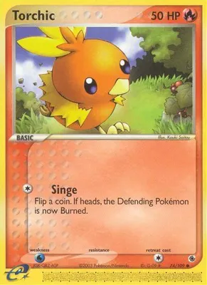 Torchic - 74/109 from EX Ruby and Sapphire