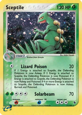 Sceptile - 11/109 from EX Ruby and Sapphire