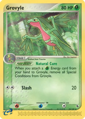 Grovyle - 32/109 from EX Ruby and Sapphire