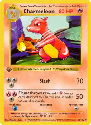 Charmeleon from Base Set (Shadowless)