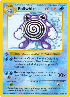 Poliwhirl from Base Set (Shadowless)
