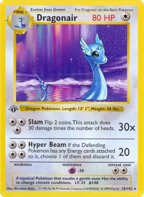 Dragonair from Base Set (Shadowless)
