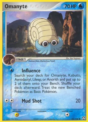 Omanyte from EX Power Keepers