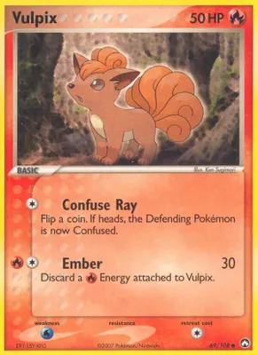 Vulpix from EX Power Keepers