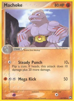 Machoke from EX Power Keepers