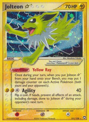 Jolteon Star from EX Power Keepers