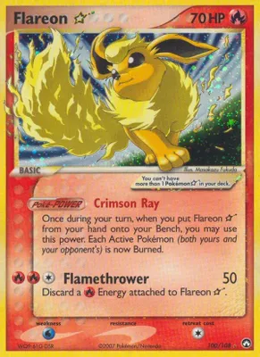 Flareon Star from EX Power Keepers