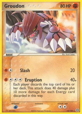 Groudon - 014/106 from EX Emerald