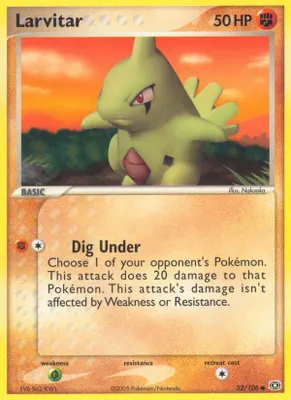 Larvitar from EX Emerald