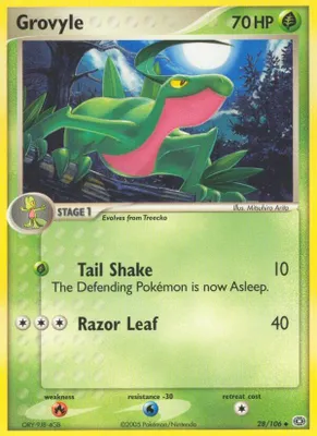 Grovyle from EX Emerald