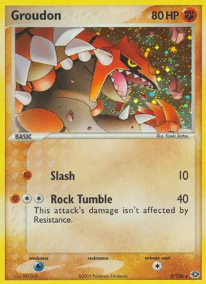 Groudon - 005/106 from EX Emerald