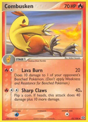 Combusken from EX Emerald