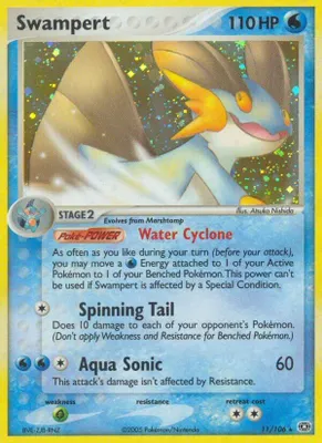 Swampert from EX Emerald