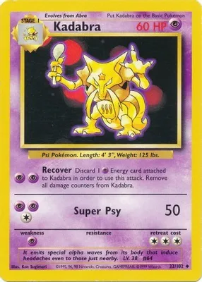 Kadabra from Base Set