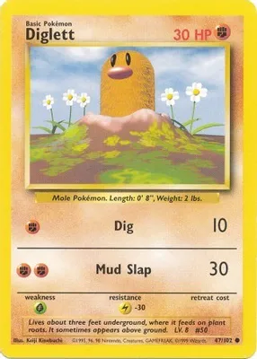 Diglett from Base Set