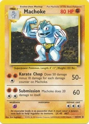 Machoke from Base Set