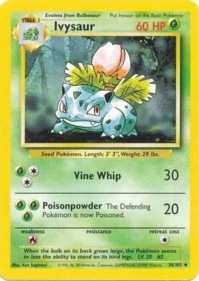 Ivysaur from Base Set
